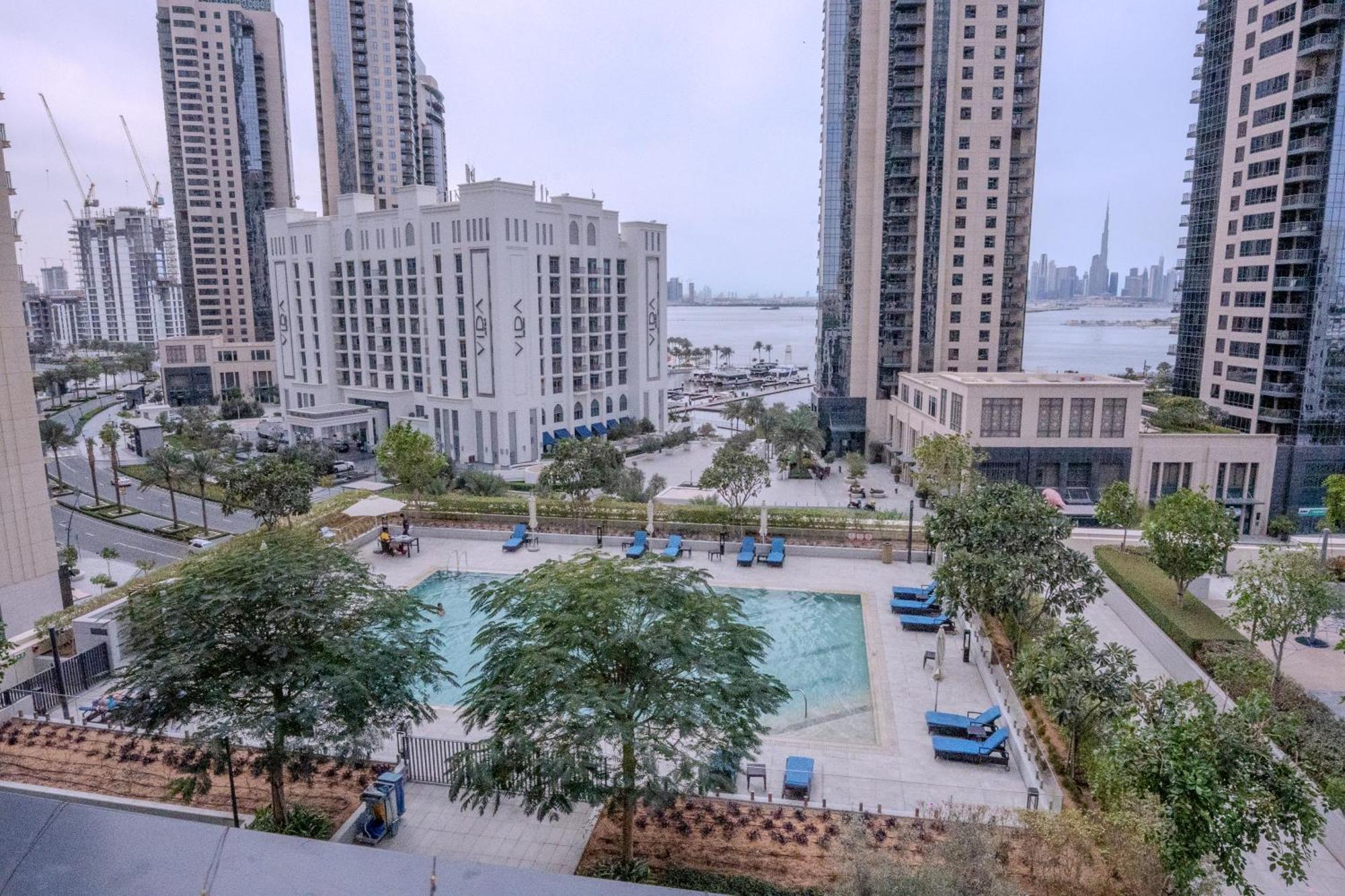 3Br Haven With Burj Views By Magnoliasvhr Aparthotel Dubai Exterior photo