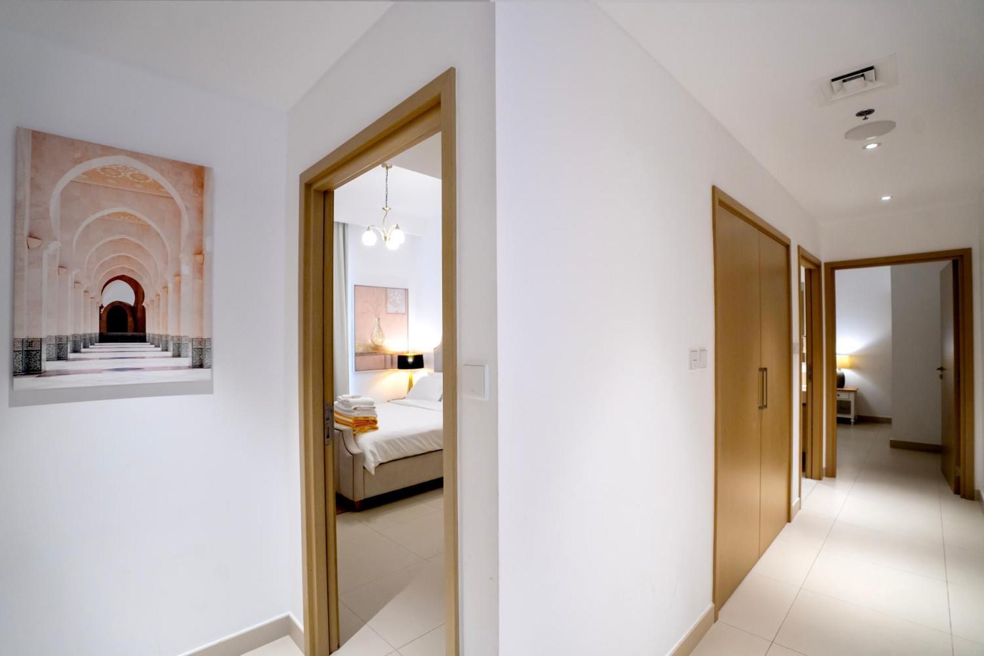 3Br Haven With Burj Views By Magnoliasvhr Aparthotel Dubai Exterior photo