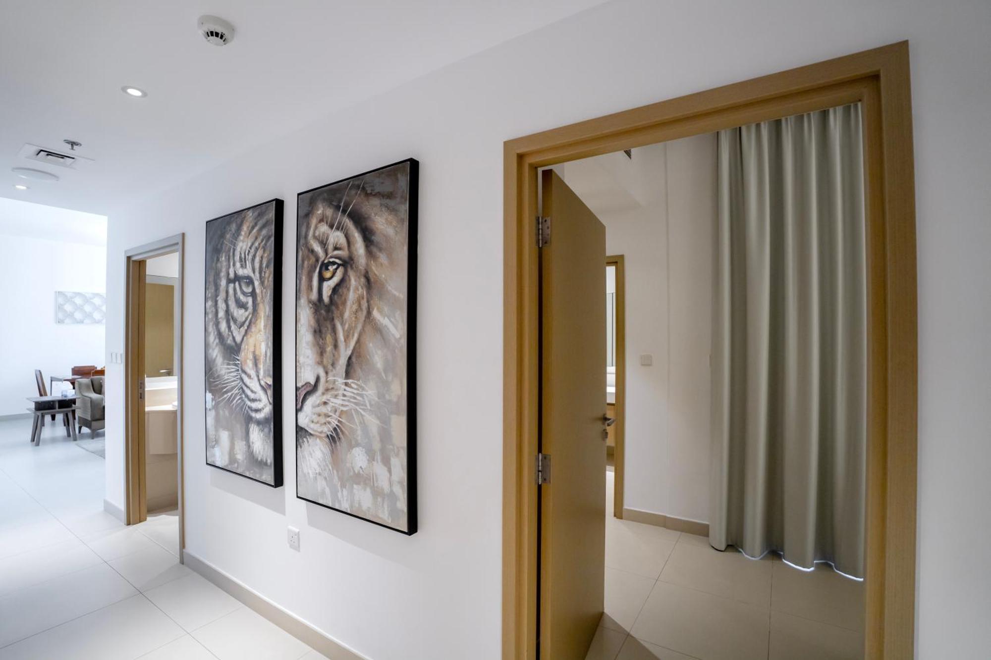 3Br Haven With Burj Views By Magnoliasvhr Aparthotel Dubai Exterior photo